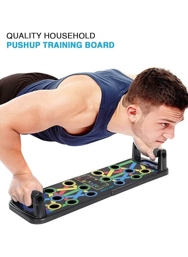 9 in 1 foldable push up exercise board easy flex urban equipment pushup stand bars for men and woman