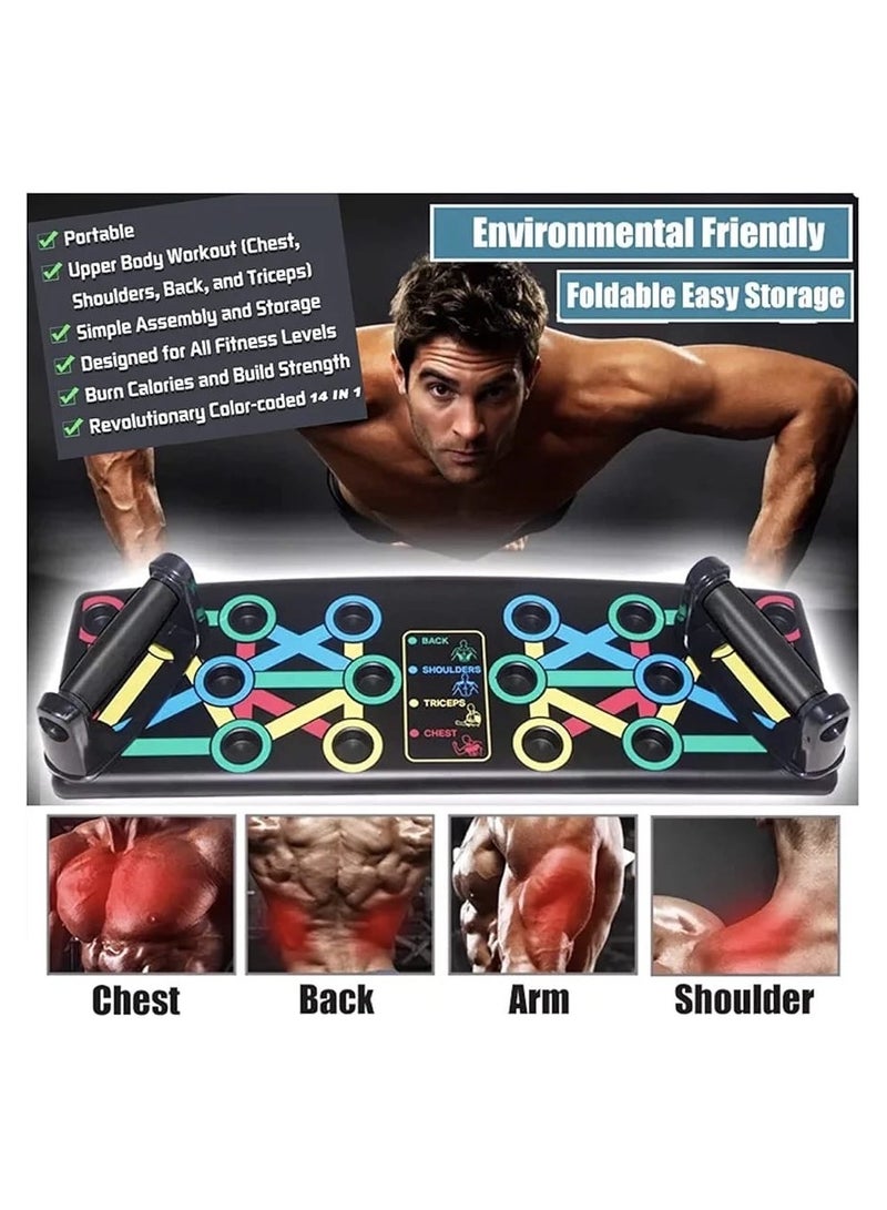 9 in 1 foldable push up exercise board easy flex urban equipment pushup stand bars for men and woman