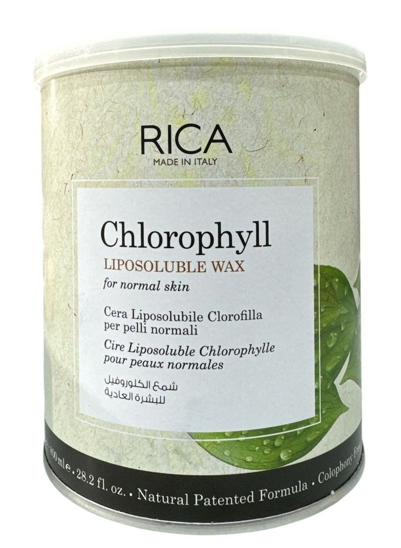 CHLOROPHYLL LIPOSOLUBLE WAX FOR NORMAL SKIN