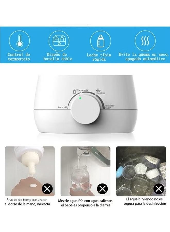 3 - In - 1 Baby Bottle Warmer With Accurate Temperature Control - Electric Steam Steriliser white