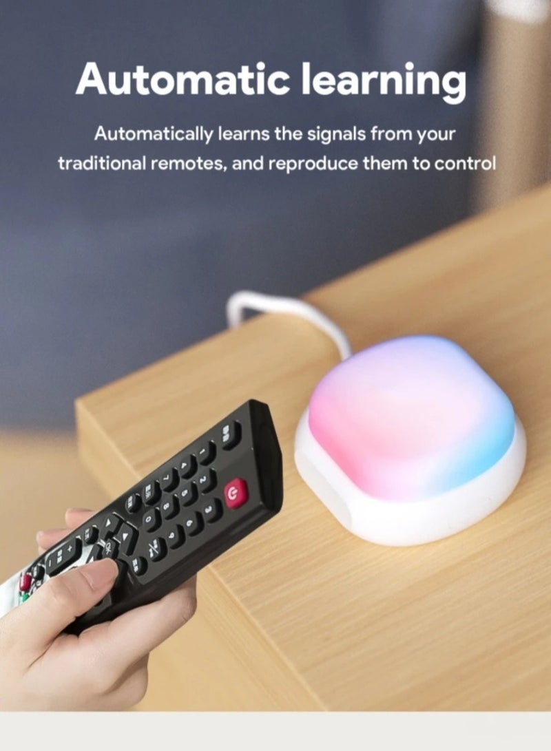 Tuya Smart IR + RF Atmosphere Light Remote Control for Air Conditioning, WiFi Remote Controller with Smart Life APP (3 Pieces)