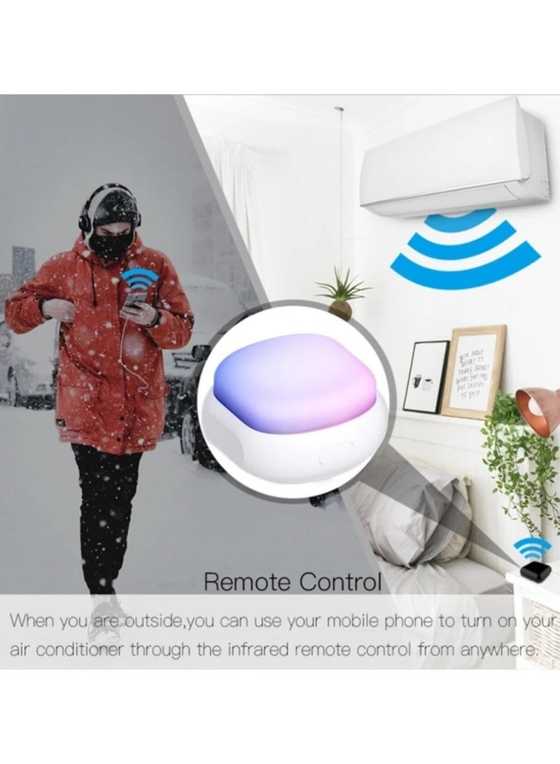 Tuya Smart IR + RF Atmosphere Light Remote Control for Air Conditioning, WiFi Remote Controller with Smart Life APP (3 Pieces)