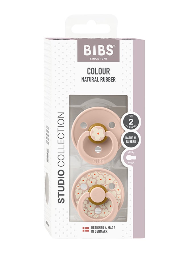 Pack of 2 Studio Colour Jasmine Latex Size 2 Blush Mix