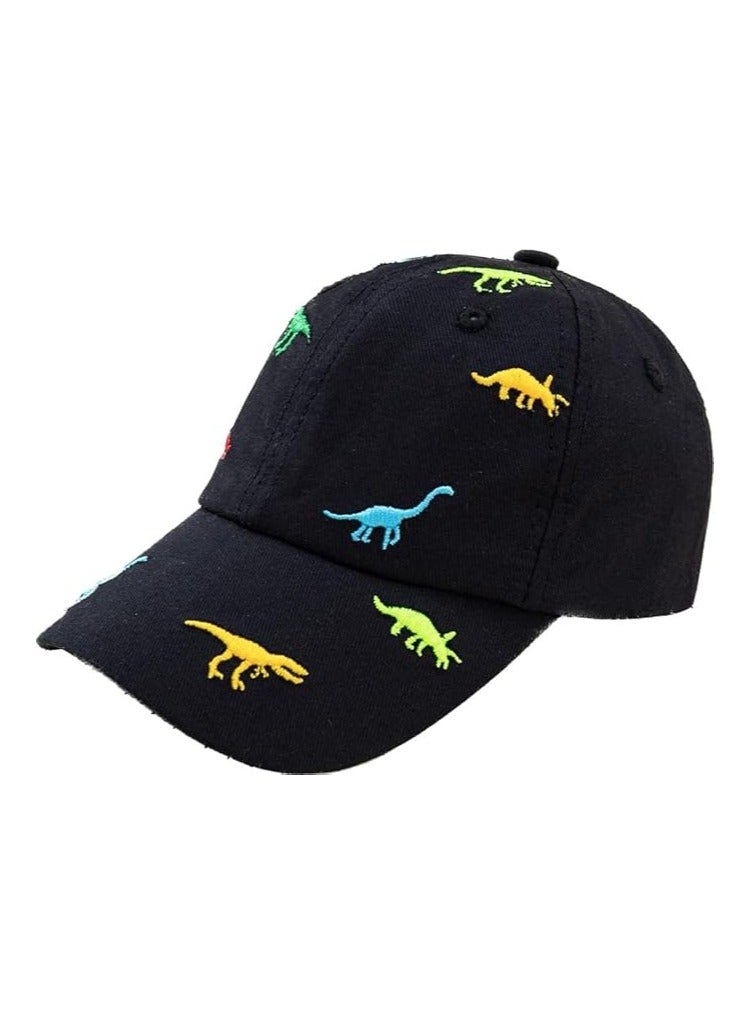 The Girl Cap durable cotton Kids Cap | Stylish Kids Caps are Perfect for Beach, Travelling and Outdoor activities | Comfortable and Easy to match with Different Clothing Styles | Dinosaur