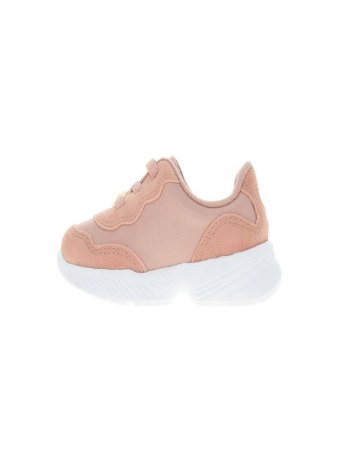 Chelsea Lace-Up High Top Sneakers Pink/White