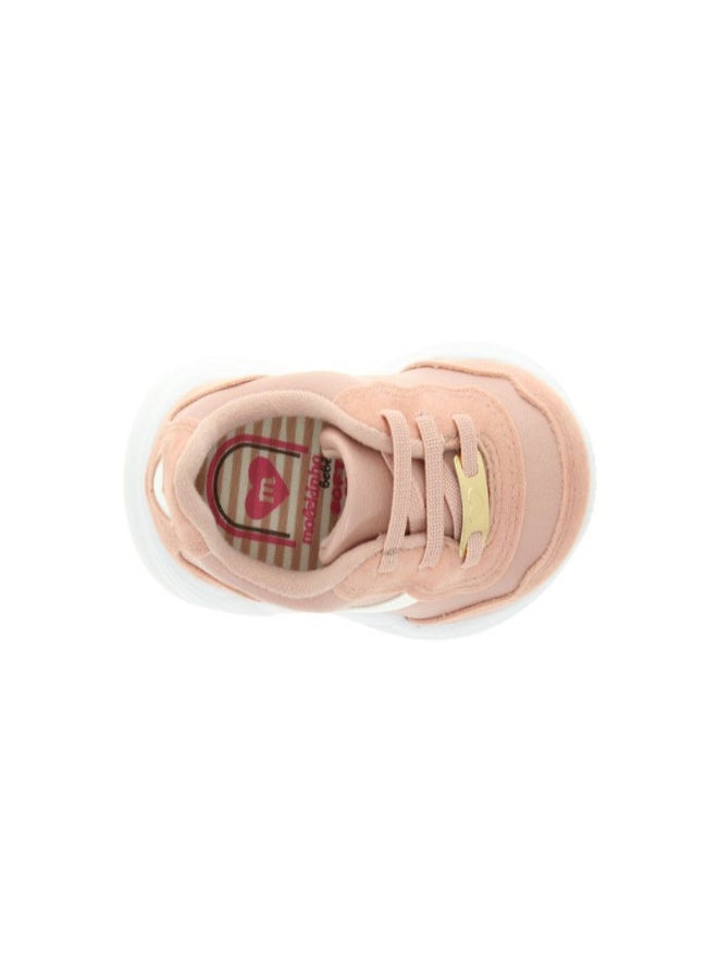 Chelsea Lace-Up High Top Sneakers Pink/White