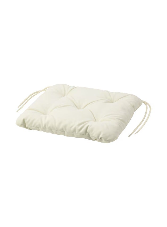 Chair cushion, outdoor, beige, 36x32 cm