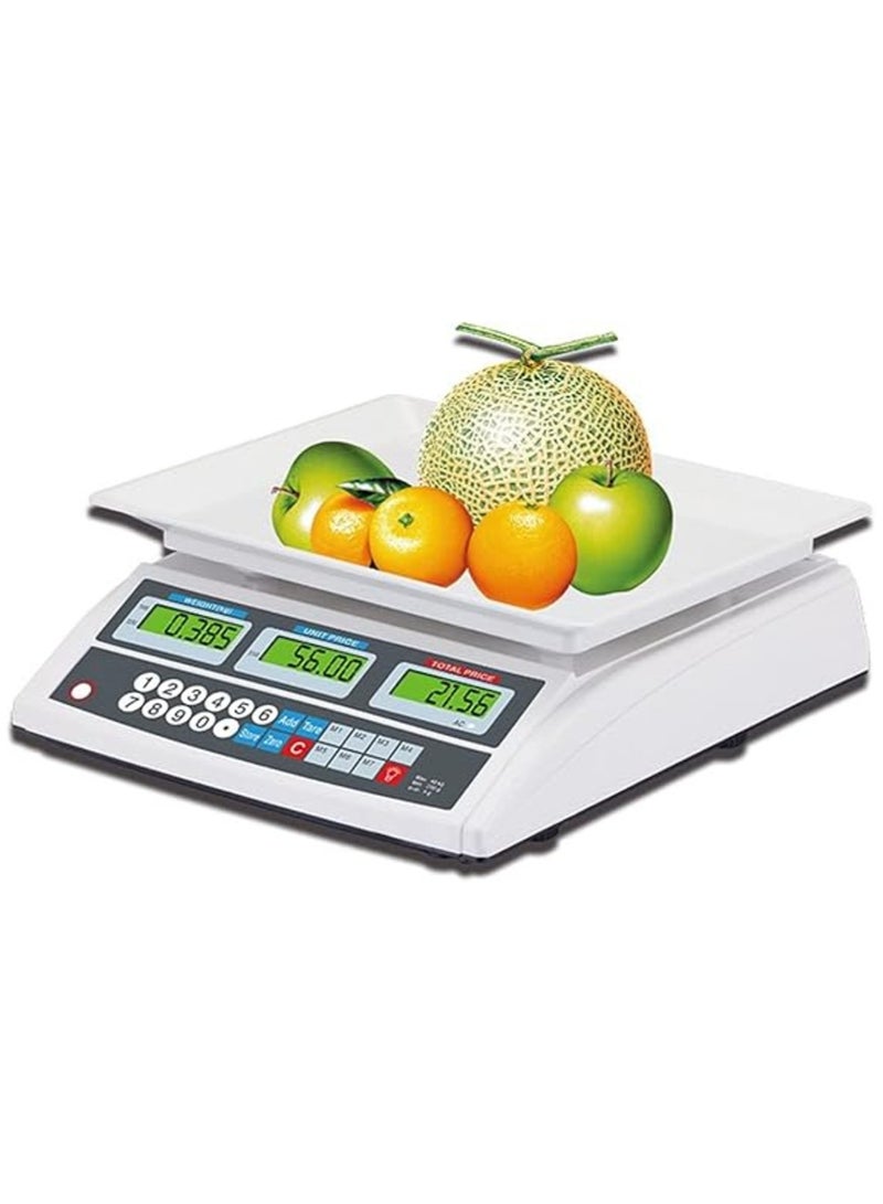 Digital Counting Scale，rechargeable Food Scale Easy To Read For Meat Weighting Kitchen Stores Restaurant Market