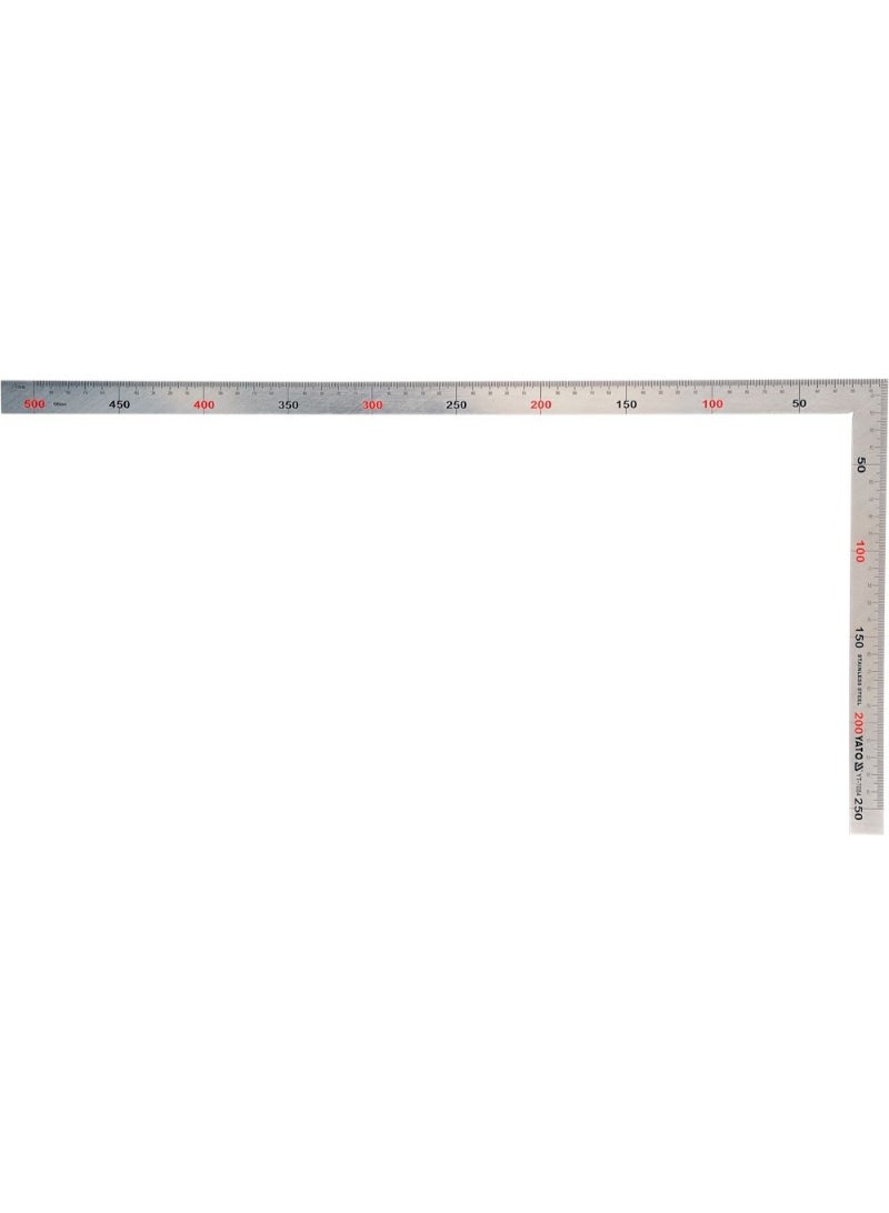 YATO SS Steel Square 250x500mm YT-7084