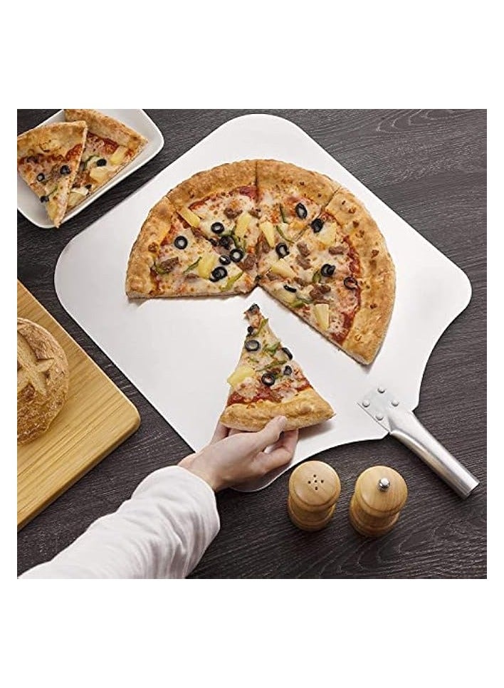 Premium Aluminum Pizza Peel With Detachable Beech Handle, 30.5 * 65cm, Convenient To Store, Good Helper For Baking