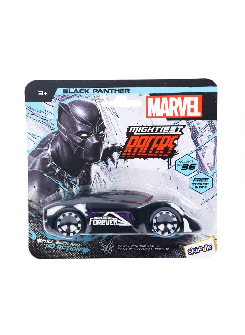 Marvel Pullback Mightiest Racer Car Black Panther