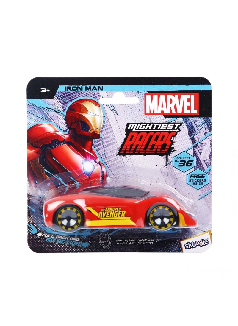 Marvel Pullback Mightiest Racer Car IronMan