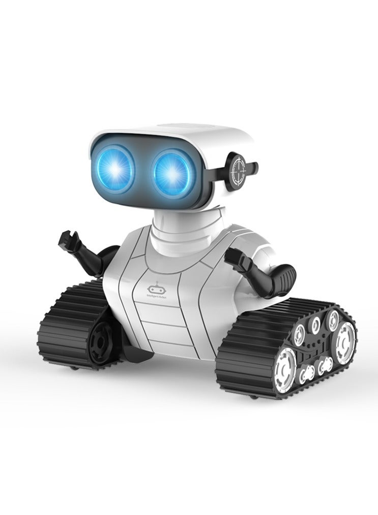 Intelligent cute with LED eyes robot language and music remote control toy robot for kids to play with fun