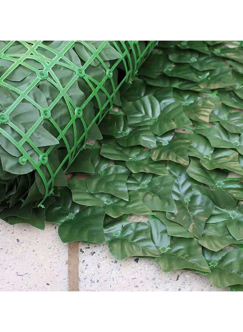 Artificial Ivy Privacy Fence Artificial Hedges Fence and Faux Ivy Vine Leaf Decoration for Outdoor Decor Indoor Wall Decor Garden Decor