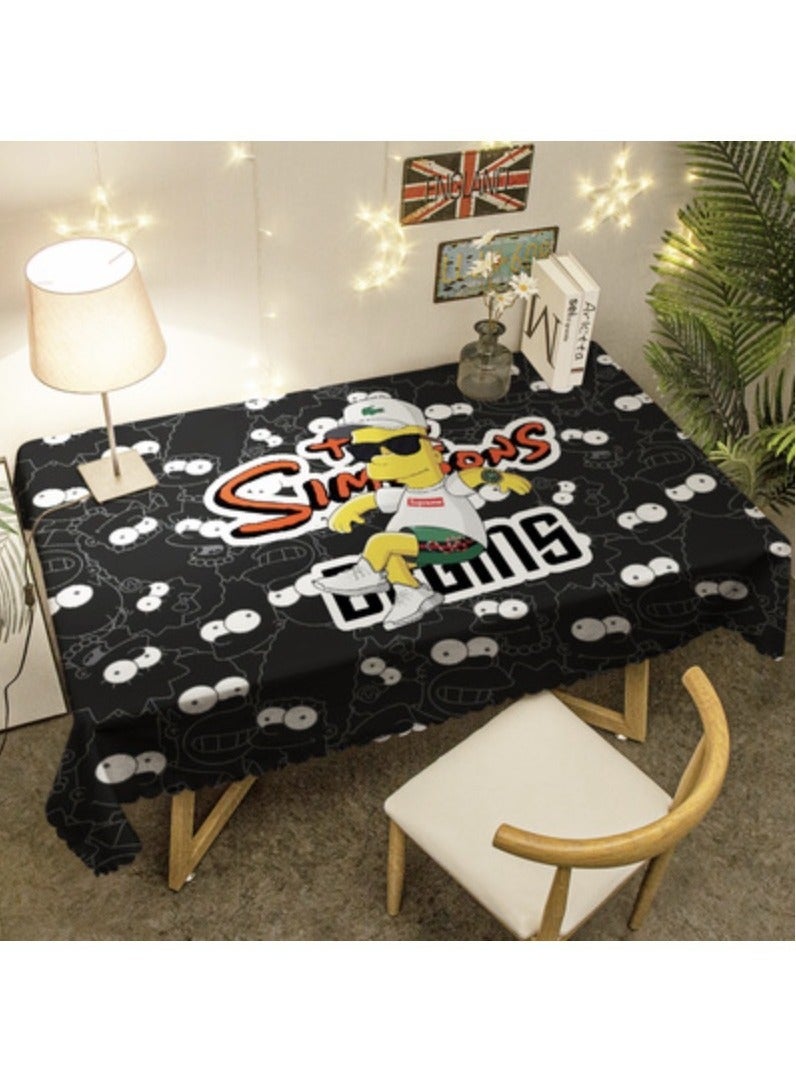 New Trendy Tablecloth Waterproof Stainproof Non Washable Tablecloth