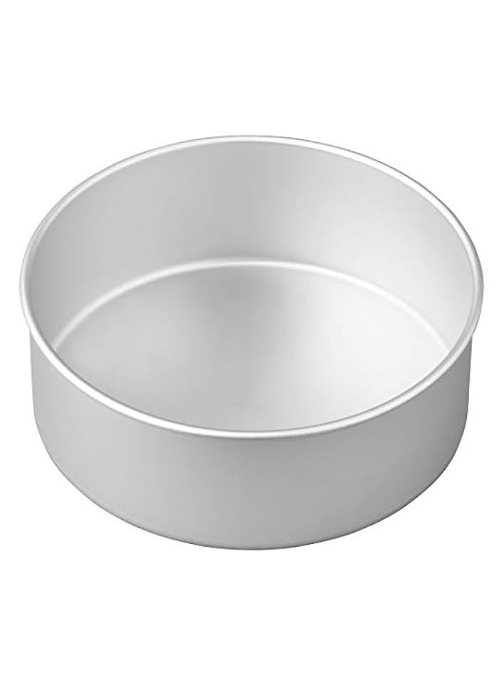 Decorator Preferred Round Pan, Silver, 8 x 3 Inc, 2105-6105