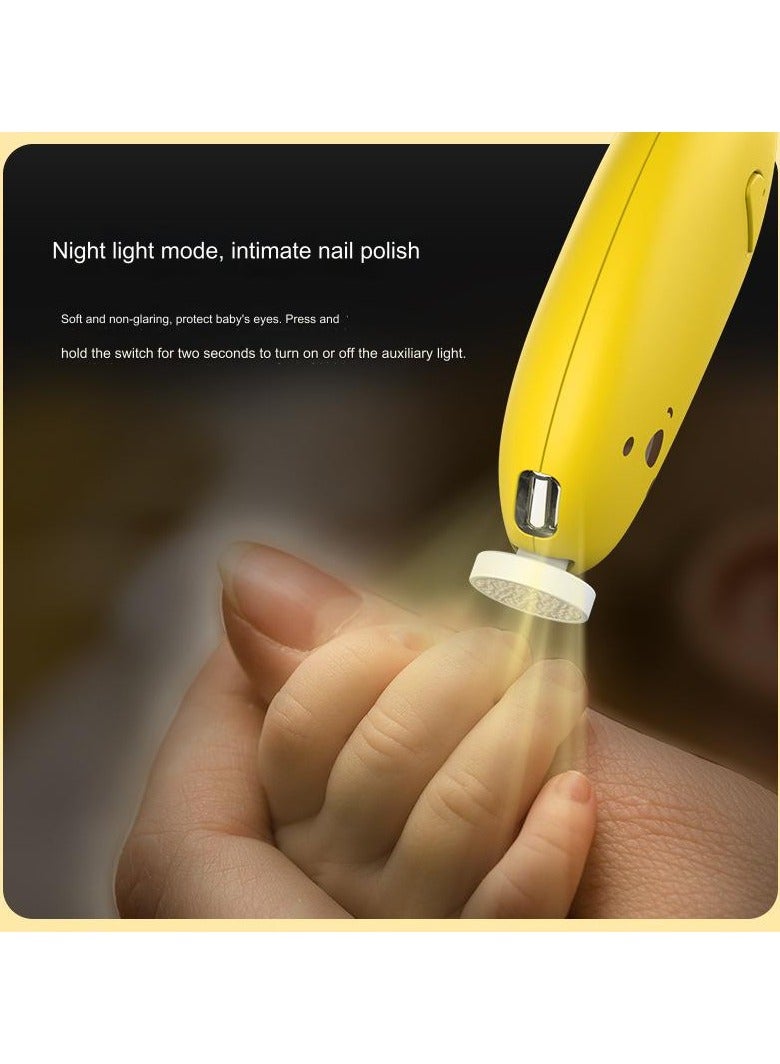 Baby Nail Polisher with Night Light, Soft and Non-Glaring, 2-Second Switch，electric nail clippersBaby Nail Polisher with Night Light, Soft and Non-Glaring, 2-Second Switch，electric nail clippers