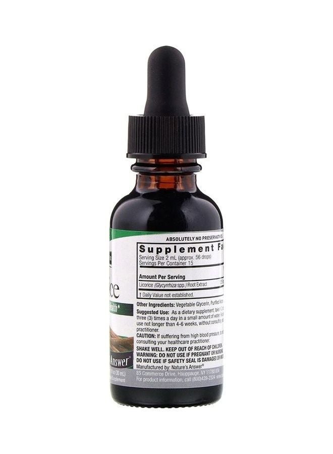 Licorice Root Herbal Supplement 30 ML