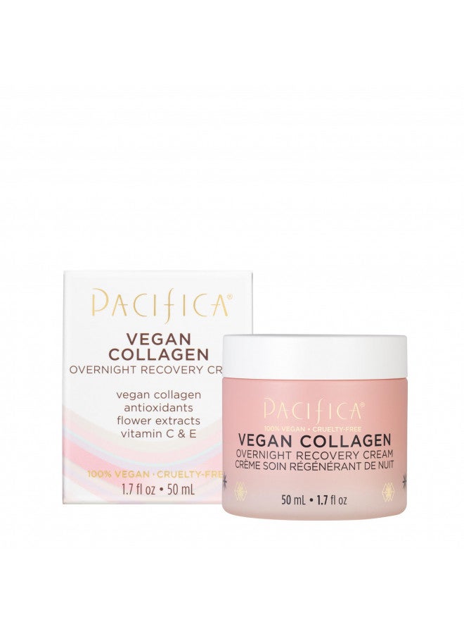 Pacifica Vegan Collagen Overnight Recovery Cream 1.7 oz