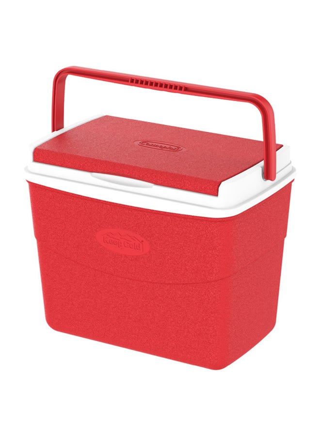 Keepcold Picnic Icebox Plastic  27 x 20 x 19 cm Red 5.0Liters