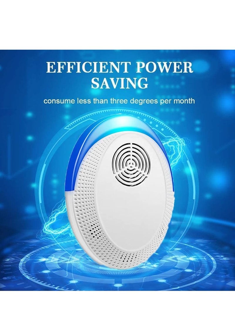 Ultrasonic Pest Repeller, Indoor Anti Insect, Plug in Pest Control, Electronic Moths Repellent, Against Fleas, Rats, Mouse, Ants, Bed Bugs, Cockroaches, Flies, Mosquito, 4 Pack