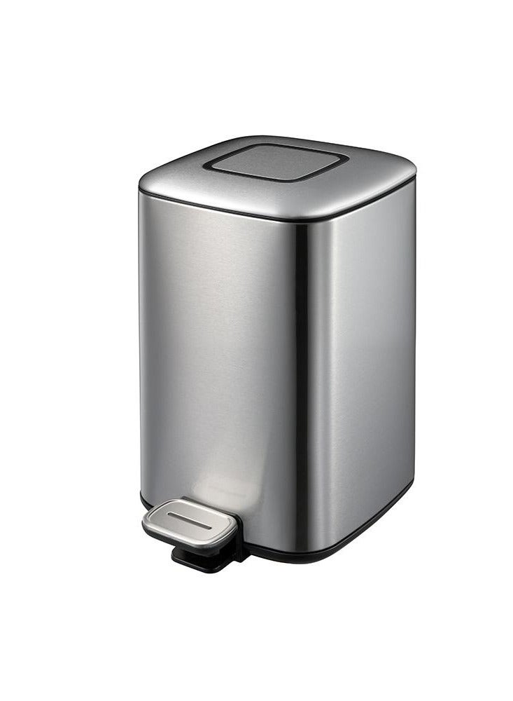 9L Premium Pedal Waste Bin | Stainless Steel Finish | Soft-Closing, Fingerprint-Resistant | Perfect for Office or Kitchen Use