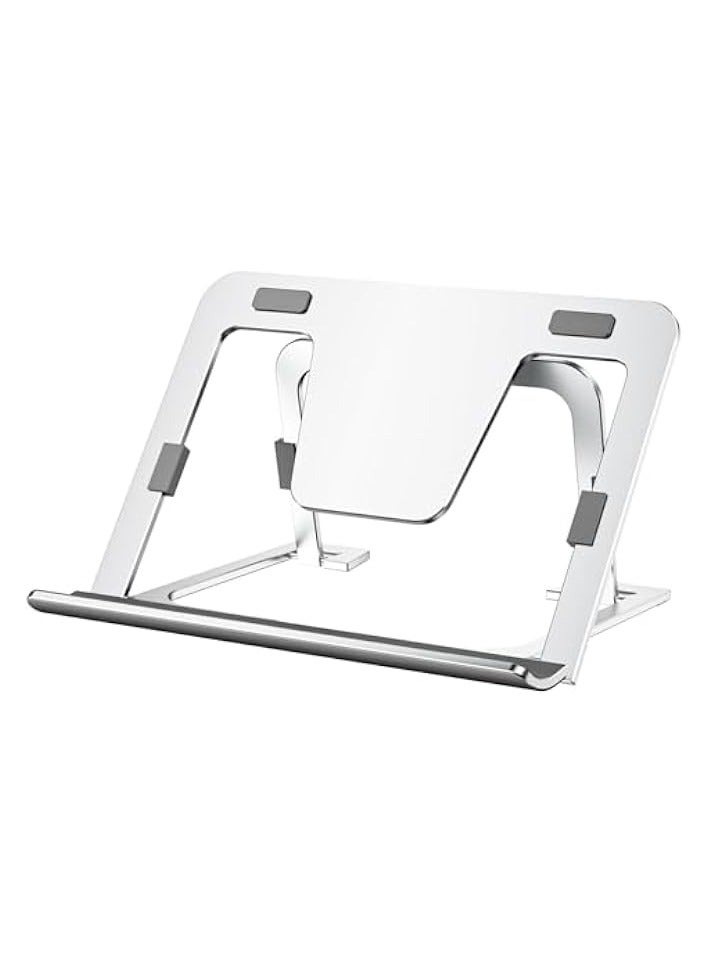 Tablet Stand Adjustable & Foldable, Slim Portable Aluminum Tablet Holder for Desk, Compatible with iPad Pro/Air/Mini, Samsung Tab, Surface Pro, Kindle Fire (7-13