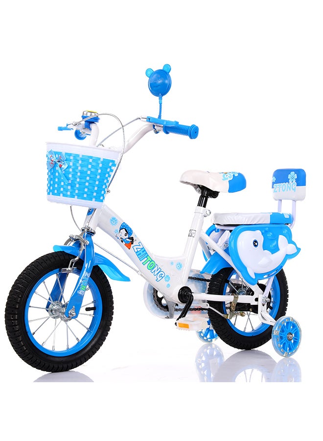 Girls Bike With Flash Training Wheels 16inch