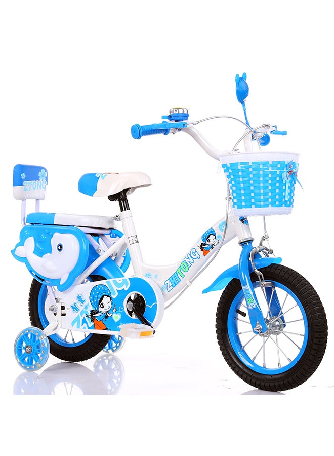 Girls Bike With Flash Training Wheels 16inch