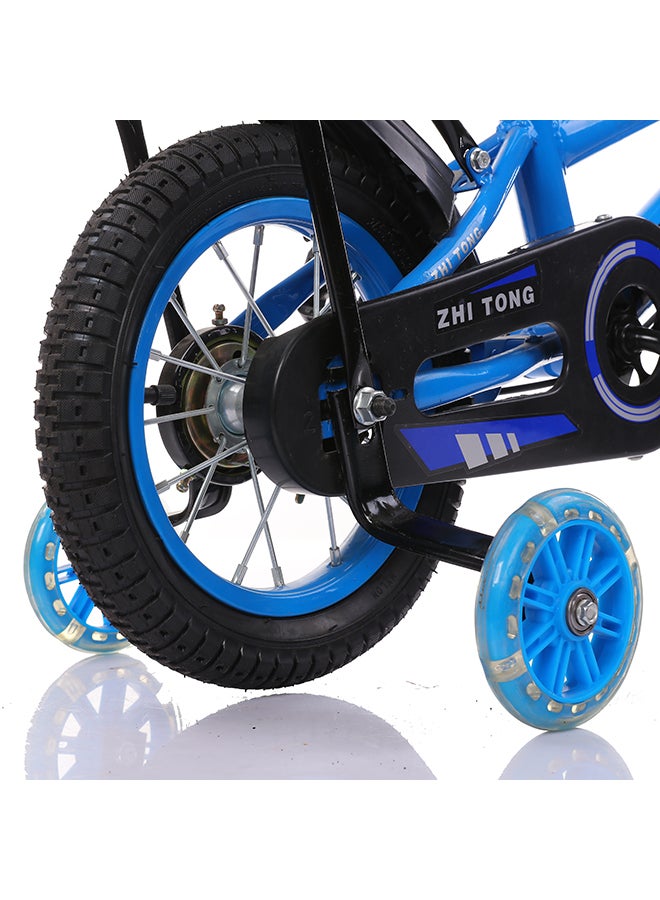 Children's Bike With Flash Training Wheels And Metal Basket 16inch