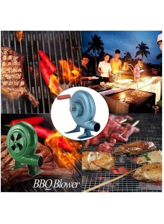GO2CAMPS Barbeque Grill with Blower and Fan ,Long Leg, Large, Black