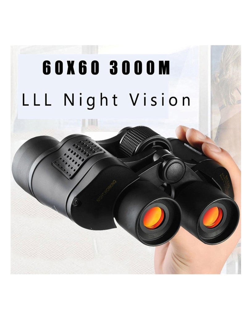 Professional Binoculars Telescope 60X60 3000M Hd Night Vision for Hiking Travel Field Work Forestry 60X60