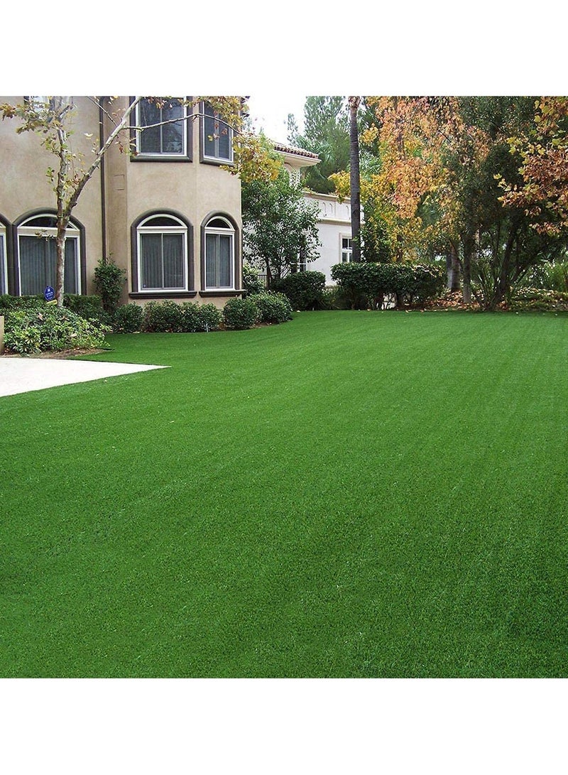 Artificial Green Grass Carpet Artificial Grass Wall Grass Carpet Fake Grass Turf Dog Pee Grass Folding Fake Grass Non Slip Artificial Turf Grass with Drainage Holes