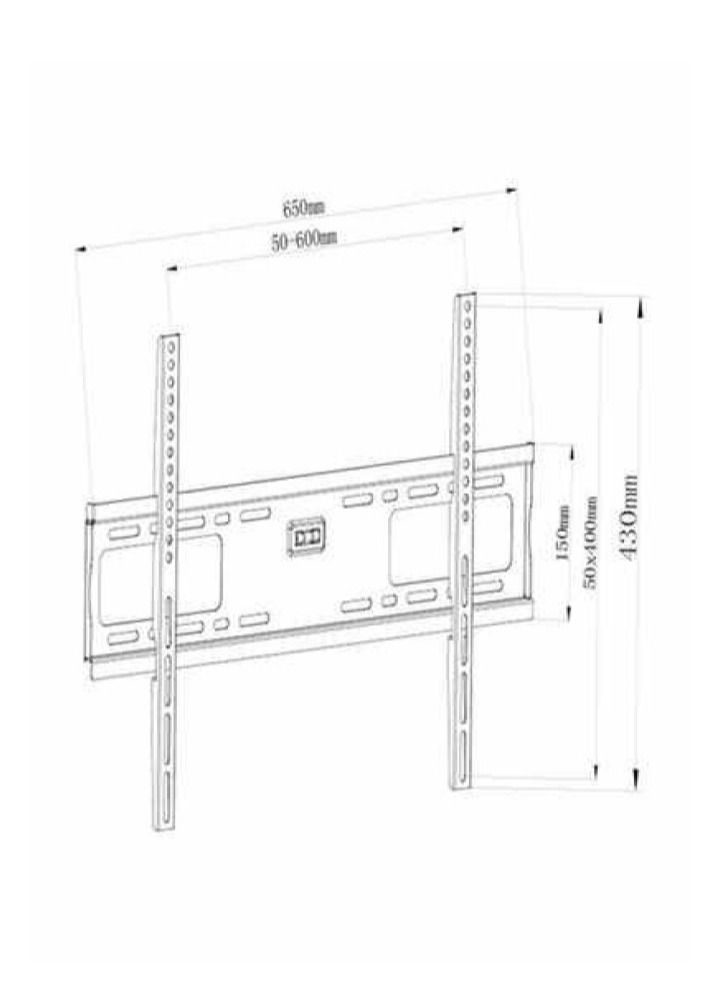 Fixed Type TV Wall Mount 32-80inches Black