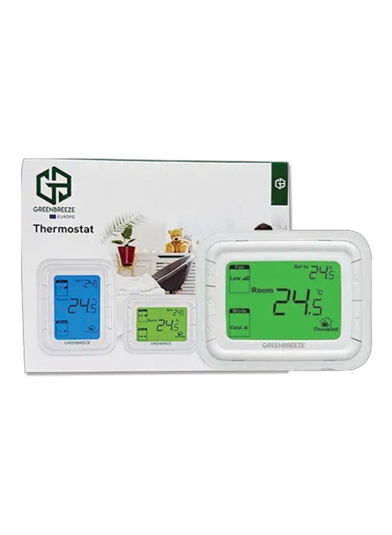 G6865H2WG-R Thermostat (Horizontal, Green, 24V)