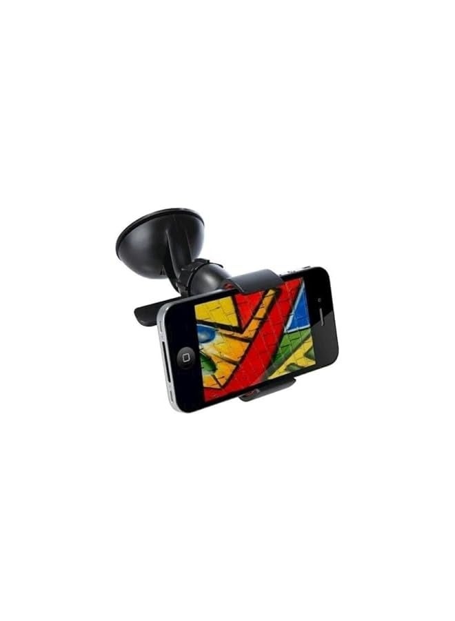 Universal Windshield Car Mount Black Multicolor