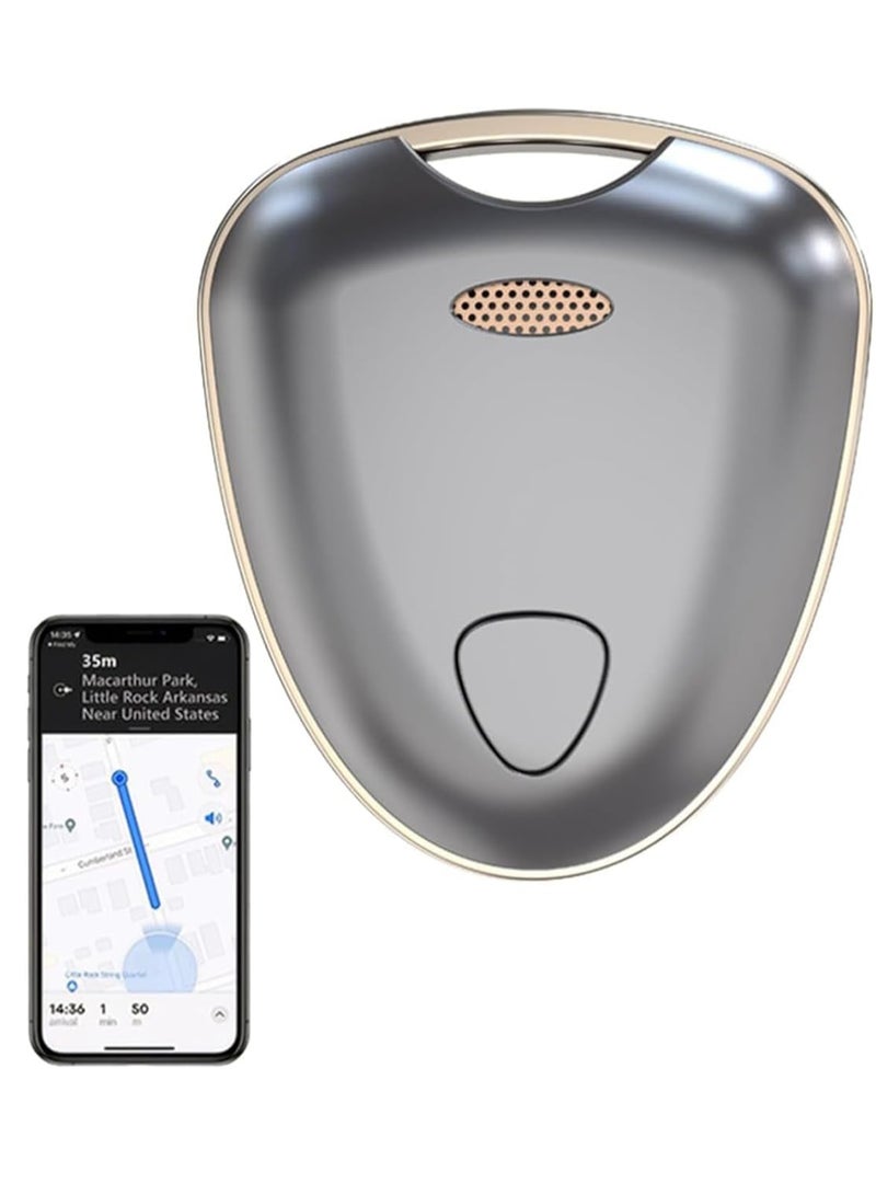 Smart Tag Key Finder & Bluetooth Tracker – iOS Exclusive, IPX6 Waterproof Locator for Keys, Wallets, Remotes – Works with Find My & Siri, Lost Mode Alerts, 360-Day Battery, Loud 80dB Sound – Perfect Tech Gadget Gift