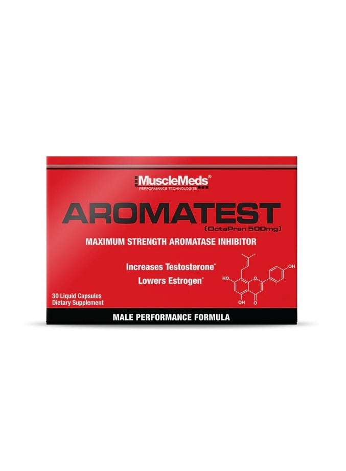 Musclemeds, Aroma Test, Testosterone Booster, 30 Caps, 30 Servings