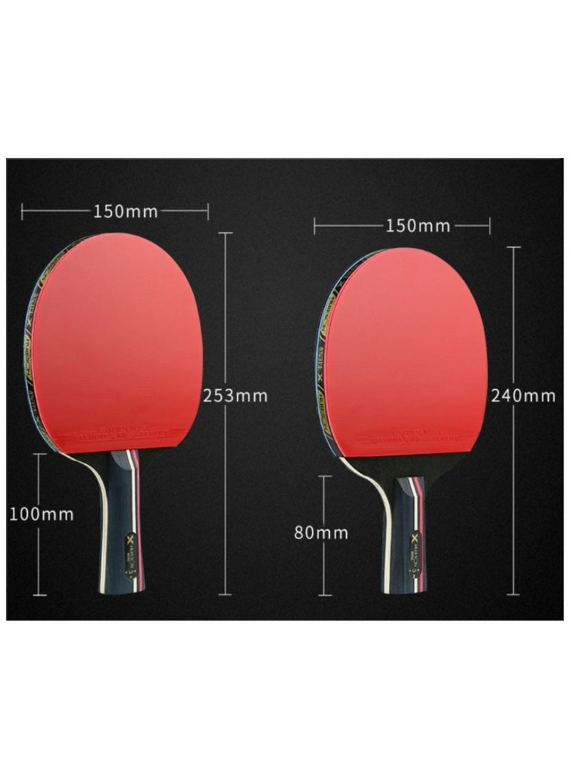 New 3-Star Table Tennis Racket Set