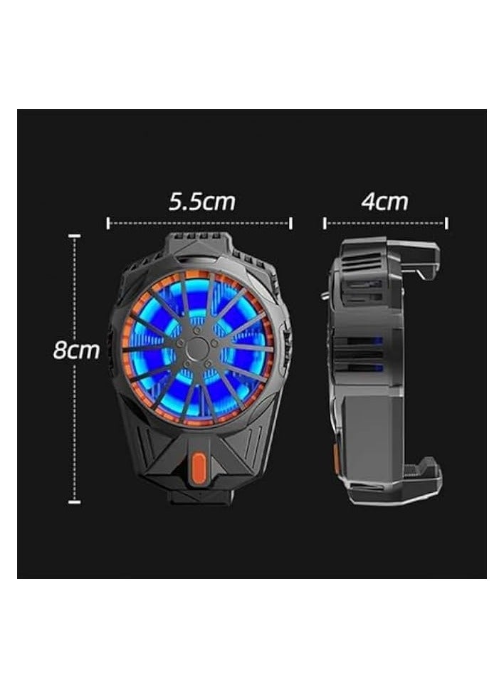 Universe USB Phone Cooler Gaming Fan with Maximum Airflow | Mobile Cooling Performance for Intermittent Use | Mobile Cooler for Gaming iPhone Cooler Portable Cooling Pad for Cell Phones.