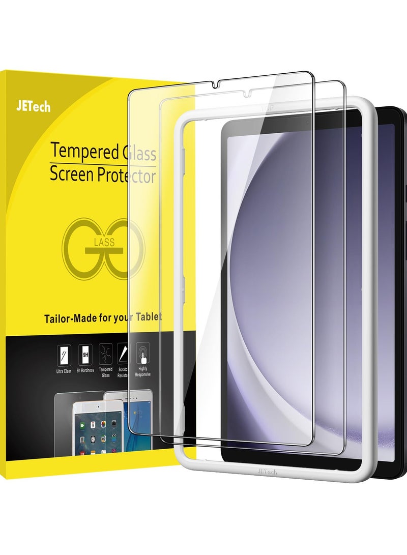 Screen Protector for Samsung Galaxy Tab A9 8.7-Inch 2023 with Easy Installation Frame, Tempered Glass Film, HD Clear, 2-Pack