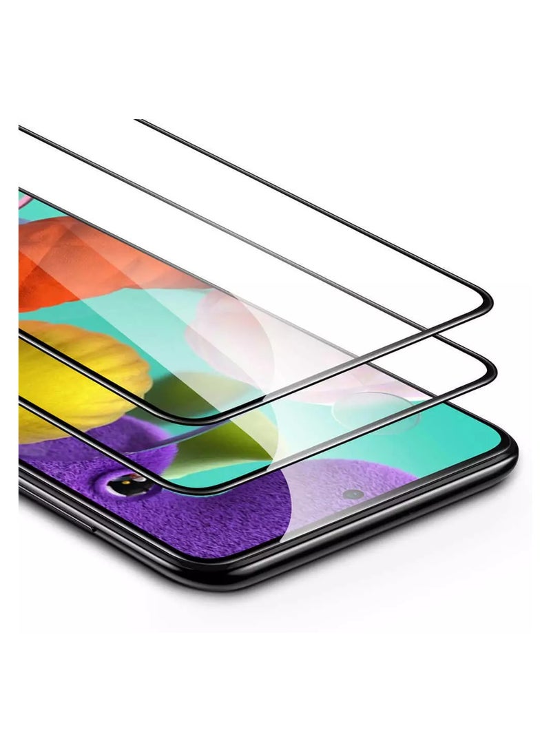 2 Pack 3D Full Coverage Glass Screen Protector for Samsung Galaxy