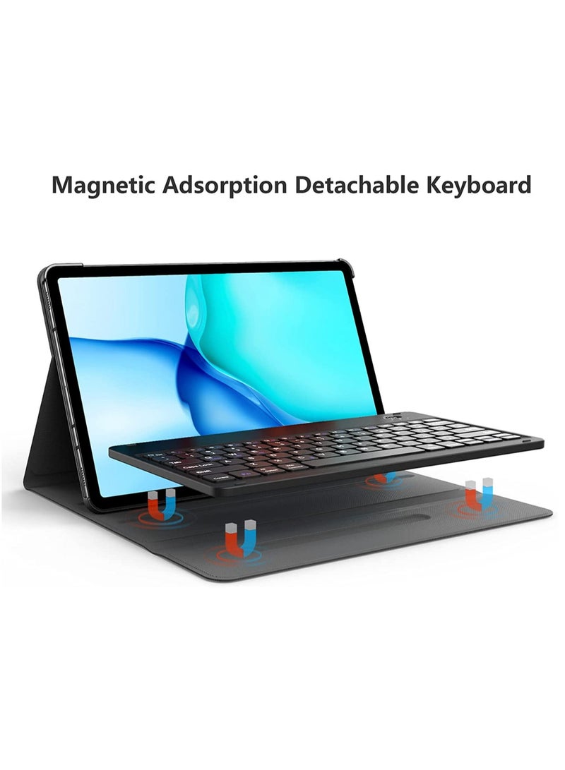 Galaxy Tab S8 Plus/ S7 Plus Keyboard Case, Wireless Detachable