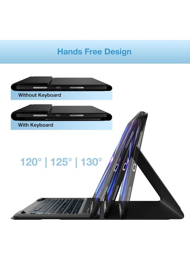 Slim Folio Smart Case with Detachable Bluetooth Keyboard for iPad Air & Pro