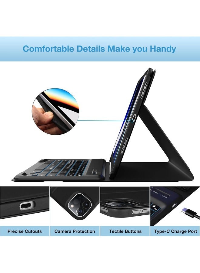 Slim Folio Smart Case with Detachable Bluetooth Keyboard for iPad Air & Pro