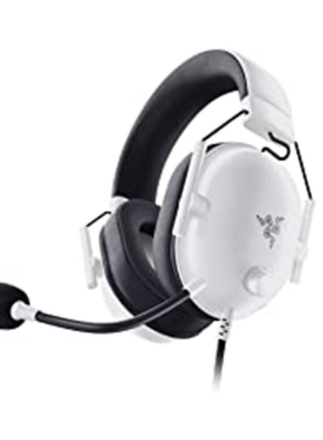 BlackShark V2 X Gaming Headset: 7.1 Surround Sound - 50mm Drivers - Memory Foam Cushion - for PC, Mac, PS4, PS5, Switch, Xbox One, Xbox Series X|S, Mobile - 3.5mm Audio Jack - White