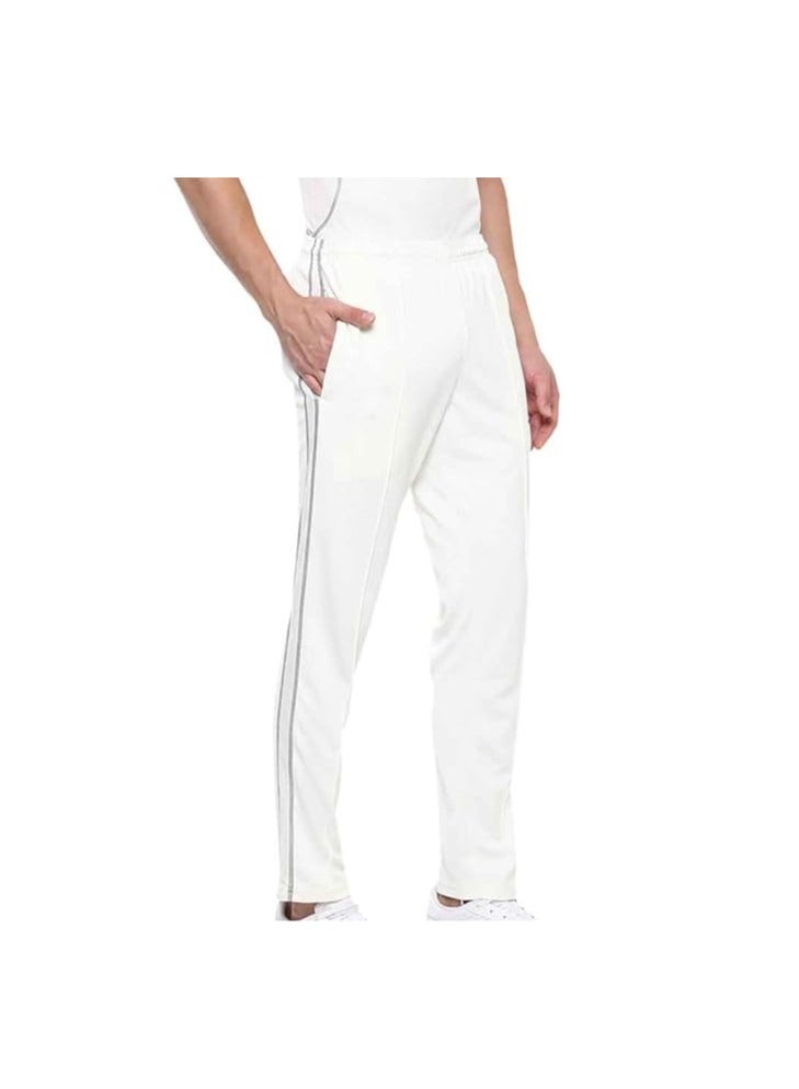 2504XL1 Cricket Pant for Men | Micro Polyester Pant | Cricket Kit | Cricket Trouser | White Pant | Size: XL