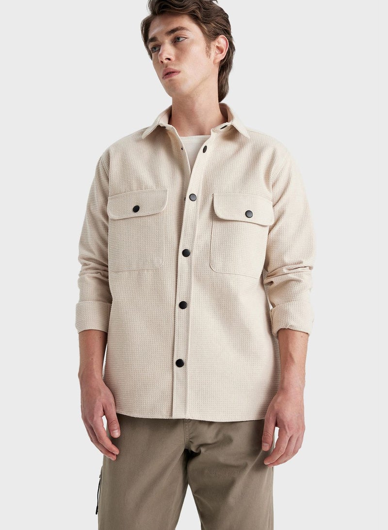 Flap Pocket Regular Fit Shirt