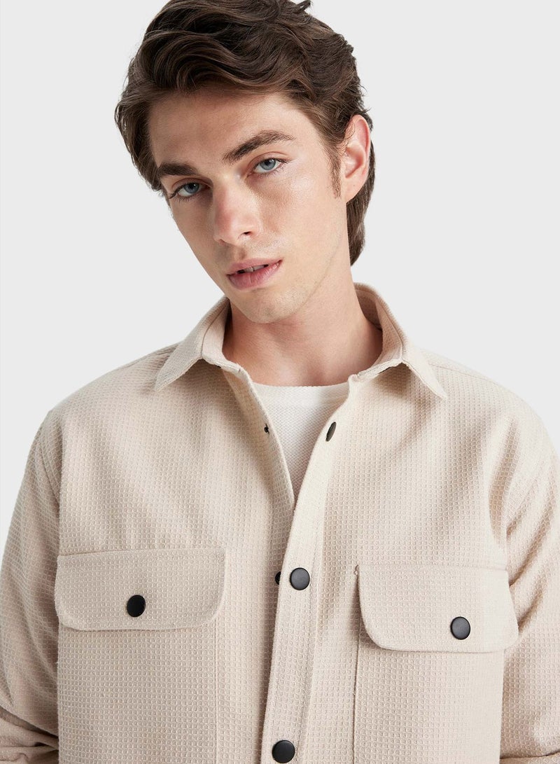 Flap Pocket Regular Fit Shirt