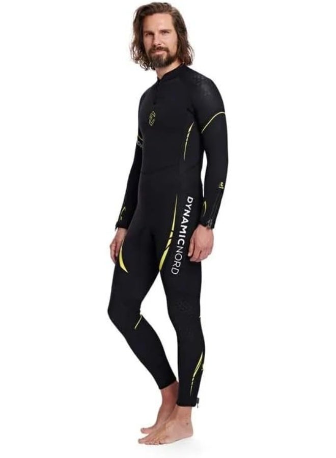 DYNAMIC NORD diving FULLSUIT MEN 3MM SL-31 BLACK/YELLOW